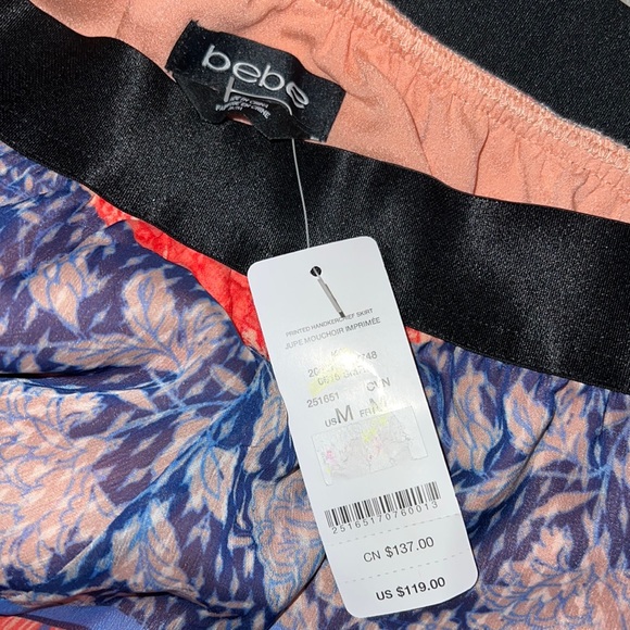 NWT Bebe print Maxi Skirt - Picture 8 of 11